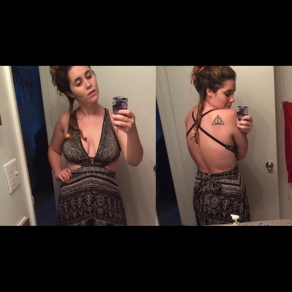 Free People cut out maxi dress